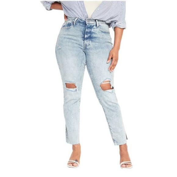 NWT Old Navy High-Rise Curvy O.G. Straight Jeans - Laine - 14 Petite - Picture 8 of 13